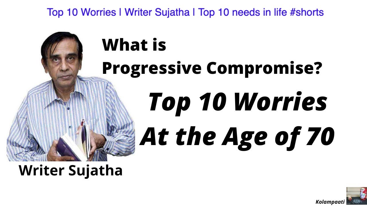 Top 10 Worries | Writer Sujatha | Top 10 needs in life #shorts