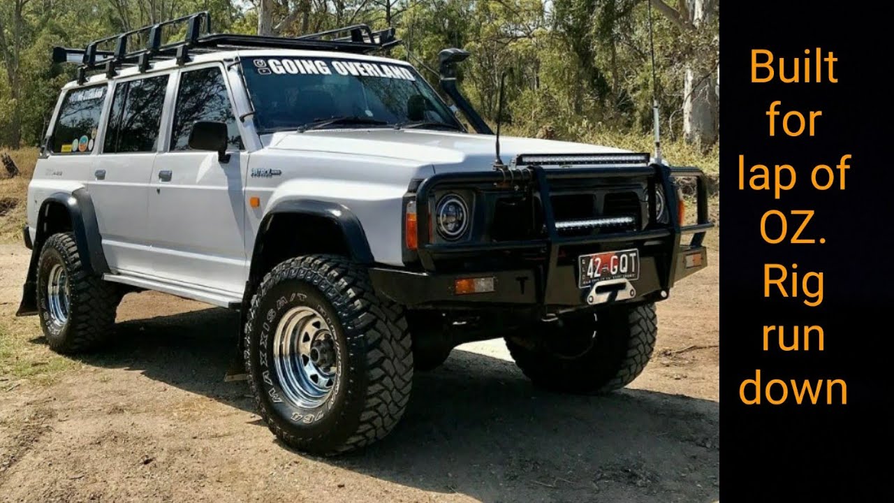 Обзор джипа «Большой круг по Австралии», эпизод 2. Обзор Nissan GQ Patrol, настройка и сборка для...