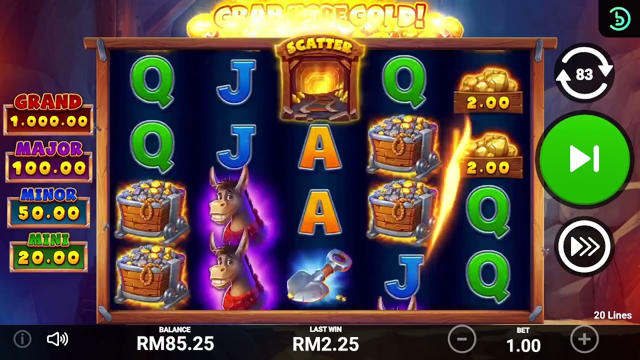 Grab More Gold! Slot &ndash; No Bonus Feature Triggered Today | Pokie Review (Sugar96)