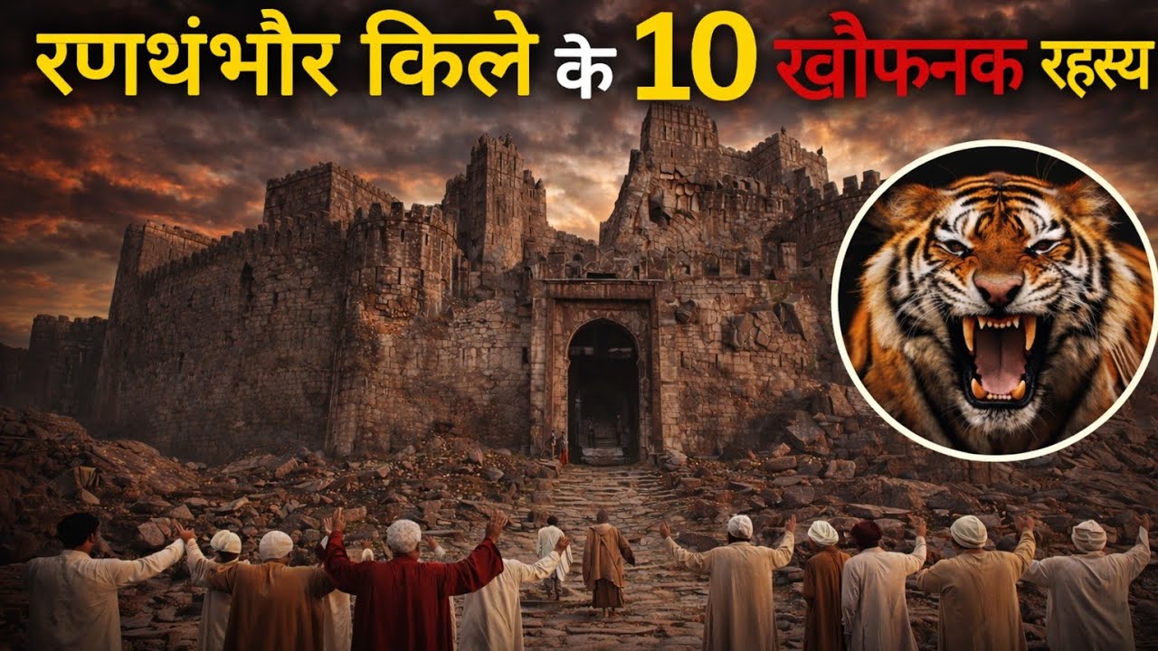 रणथंभौर किले के 10 खौफनाक रहस्य 😱 | Haunted Ranthambore Fort Secrets in Hindi | #facts #realvfacts