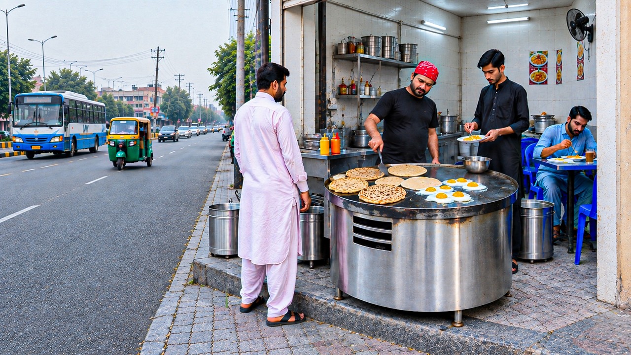 SIZZLING BREAKFAST MOMENTS | PAKISTANI STREET FOOD COMPILATION | TRADITIONAL MORNING FOOD