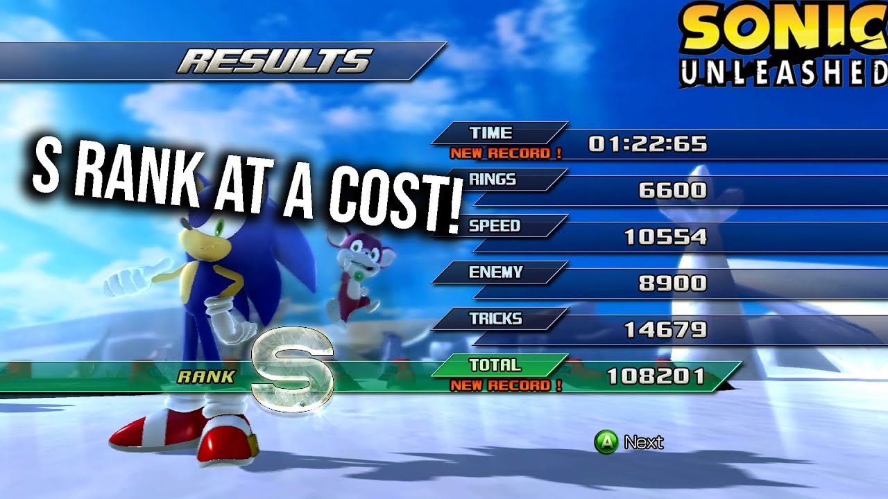 S RANK AT WHAT COST!? - SONIC UNLEASHED DLC STAGES!