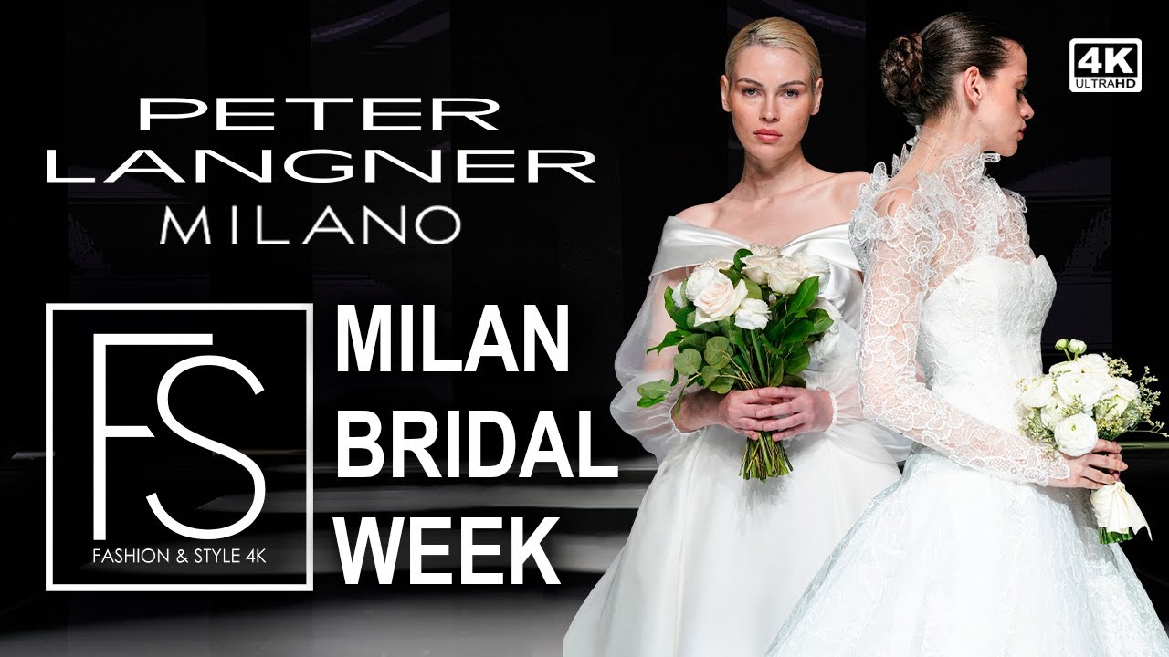 PETER LANGNER Spring/Summer 2025 MILANO BRIDAL FASHION WEEK 4K Full Show
