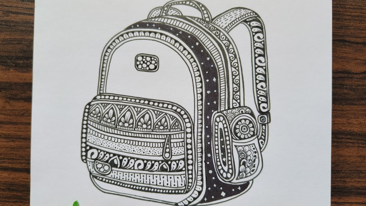 How to draw Mandala Art Bag| Mandala ArtDesign|Mesmerizing Mandala Art|Step-by-Step Guide to Drawing