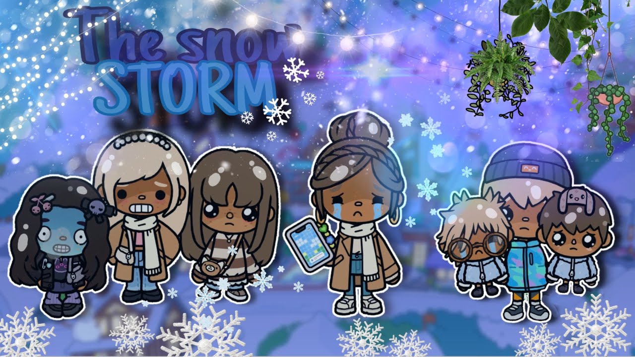 The SNOWSTORM!!😭🌨️❄️|| *lost?!* || toca Boca voiced roleplay!!🤍