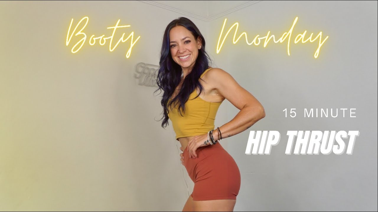 Hip Thrust Series | Booty Blast with Dumbbells or Bodyweight | Knee Friendly