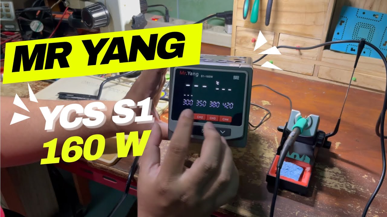 Unboxing Soldering Station Mr.Yang Atau YCS S1 160W, Power Maksimal, Teknologi Profesional