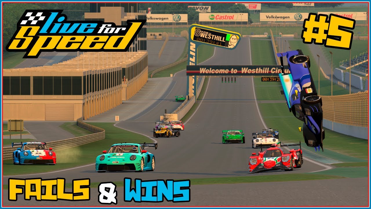 LIVE FOR SPEED: FAILS & WINS COMPILATION #5 (Bugs, Crashes, Fails & Random Moments)