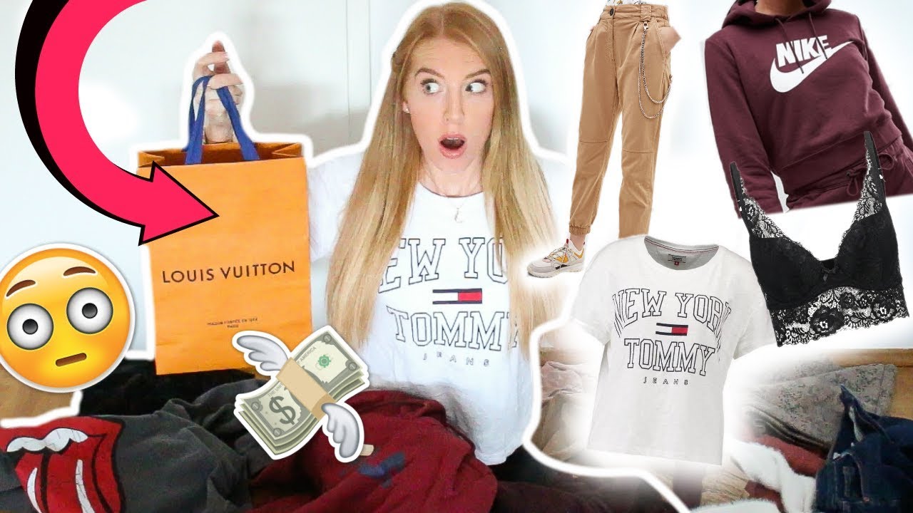 XXL 1000€ FASHION TRY ON HAUL! (ASOS, Louis Vuitton, Bershka, Nike, Topshop) | LauraJoelle