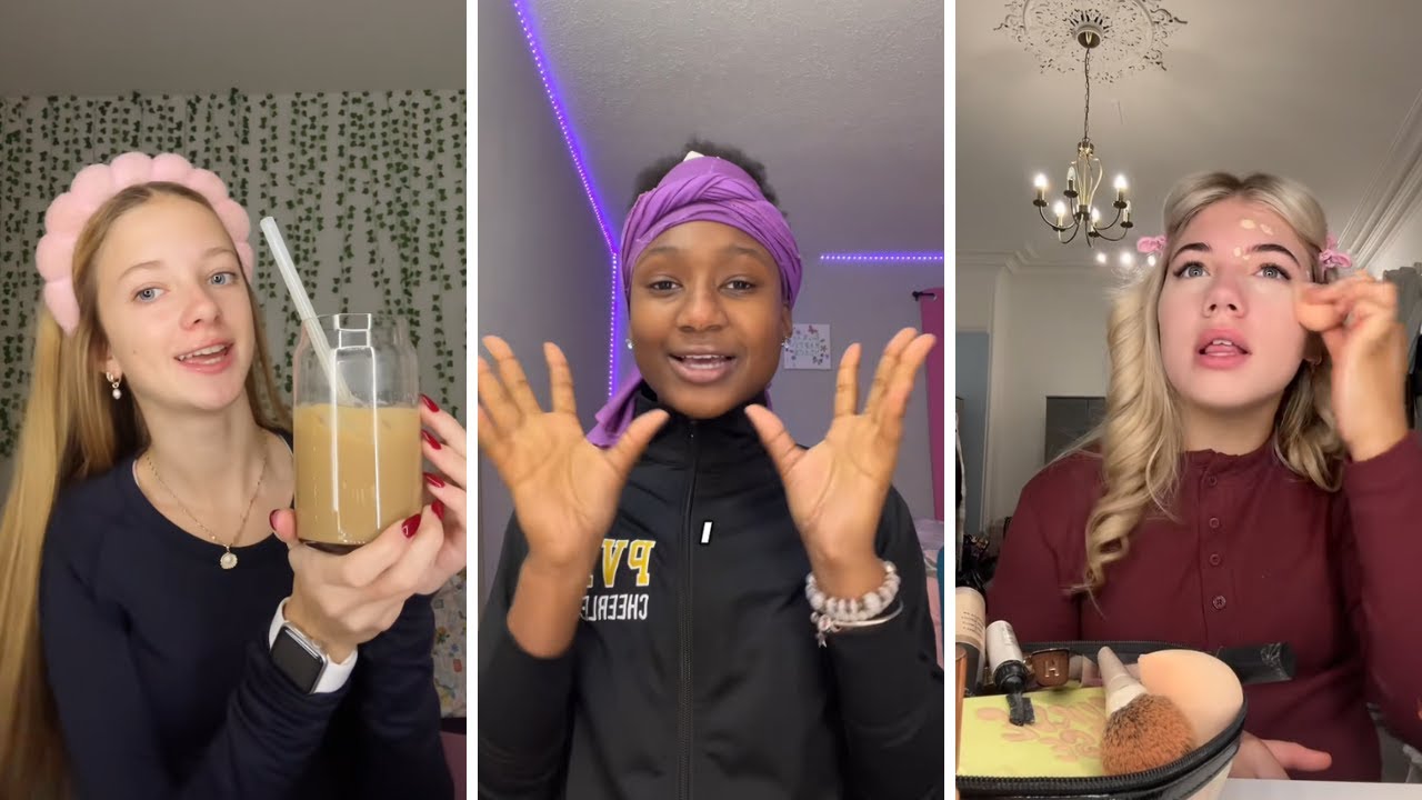 GRWM for School | Get Ready With Me TikTok Compilation