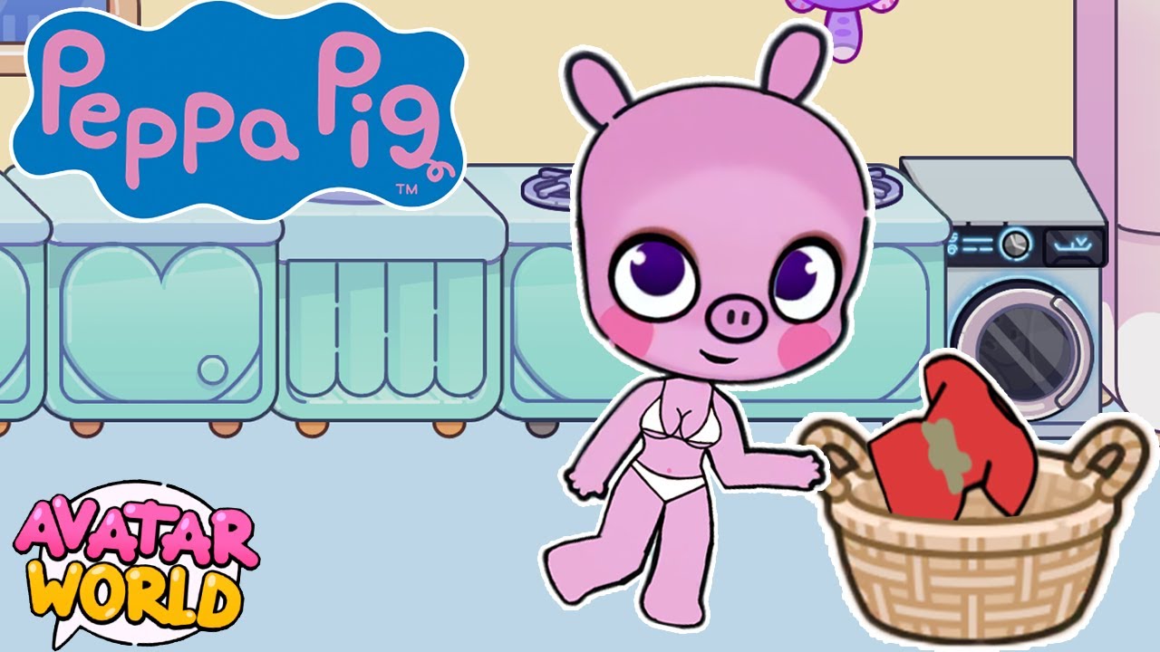 🐷Свинка Пеппа в мире Аватара | 💦Стирка🧺