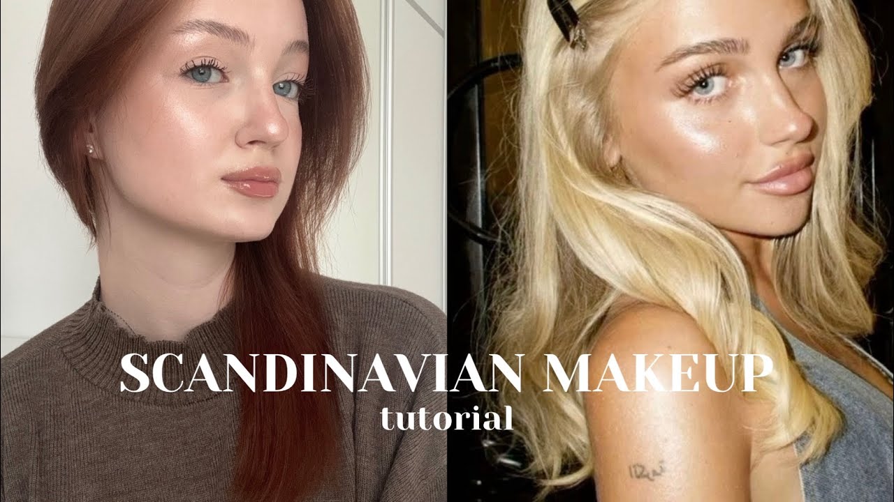 scandinavian makeup tutorial 🪽✨