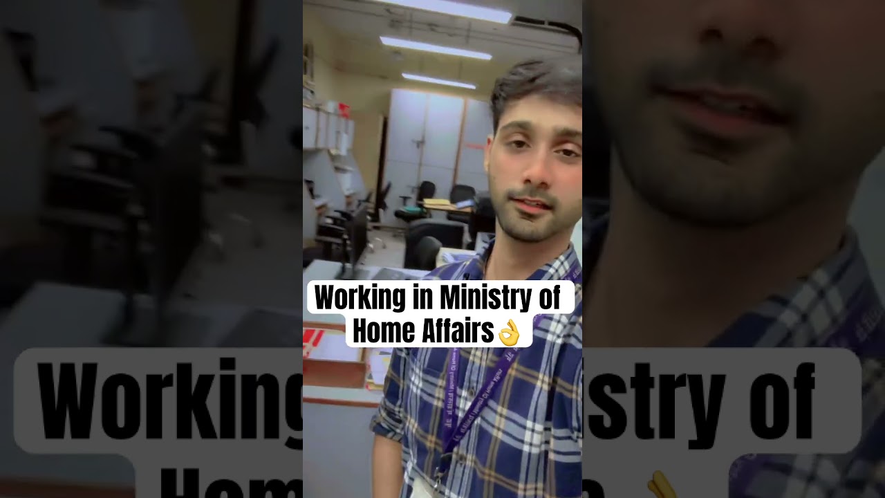 Working in Ministry of Home Affairs👌 #shortsfeed #reactionvideos #governmentjobs #governmentschemes