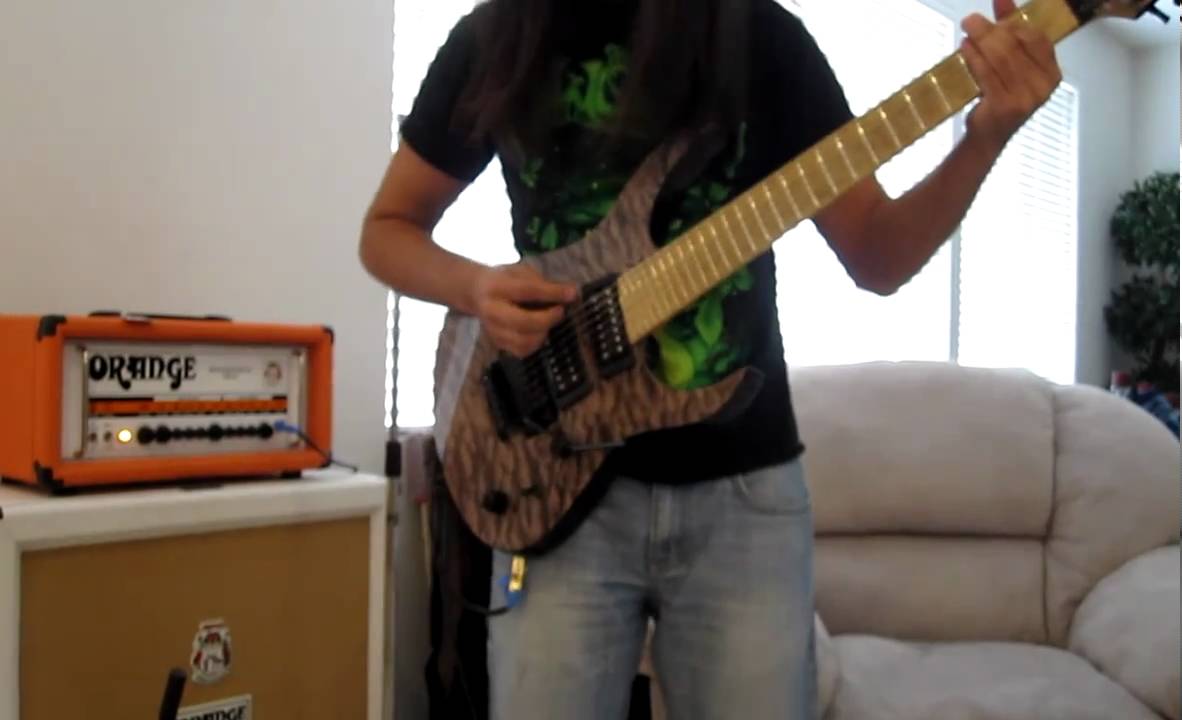 Orange Rockerverb 50 mk II & Bernie Rico Jr. 7 String demo (clean to metal)