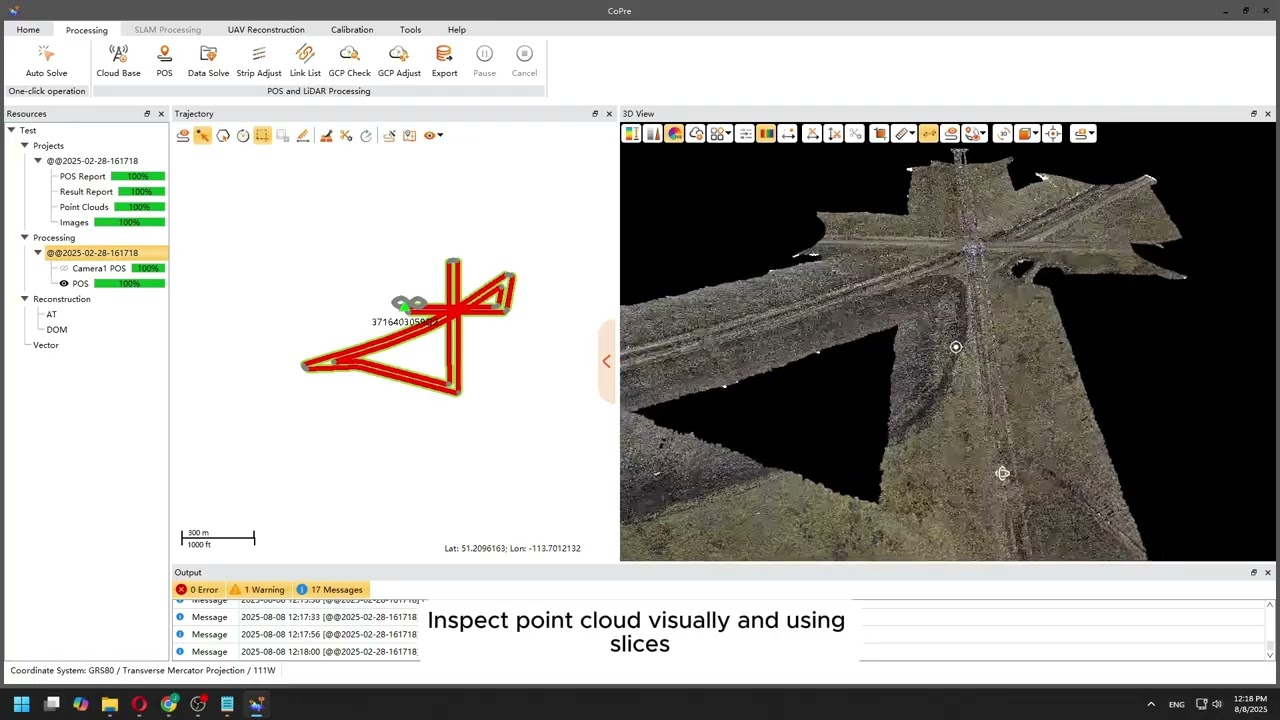How to Process Airborne LiDAR Data with CHCNAV CoPre