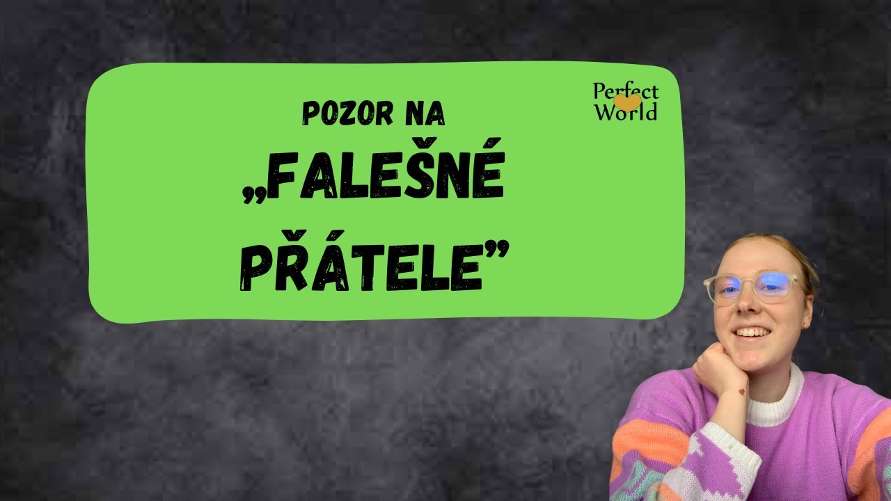 Španělský videotip - ‚‚falešní přátelé’’