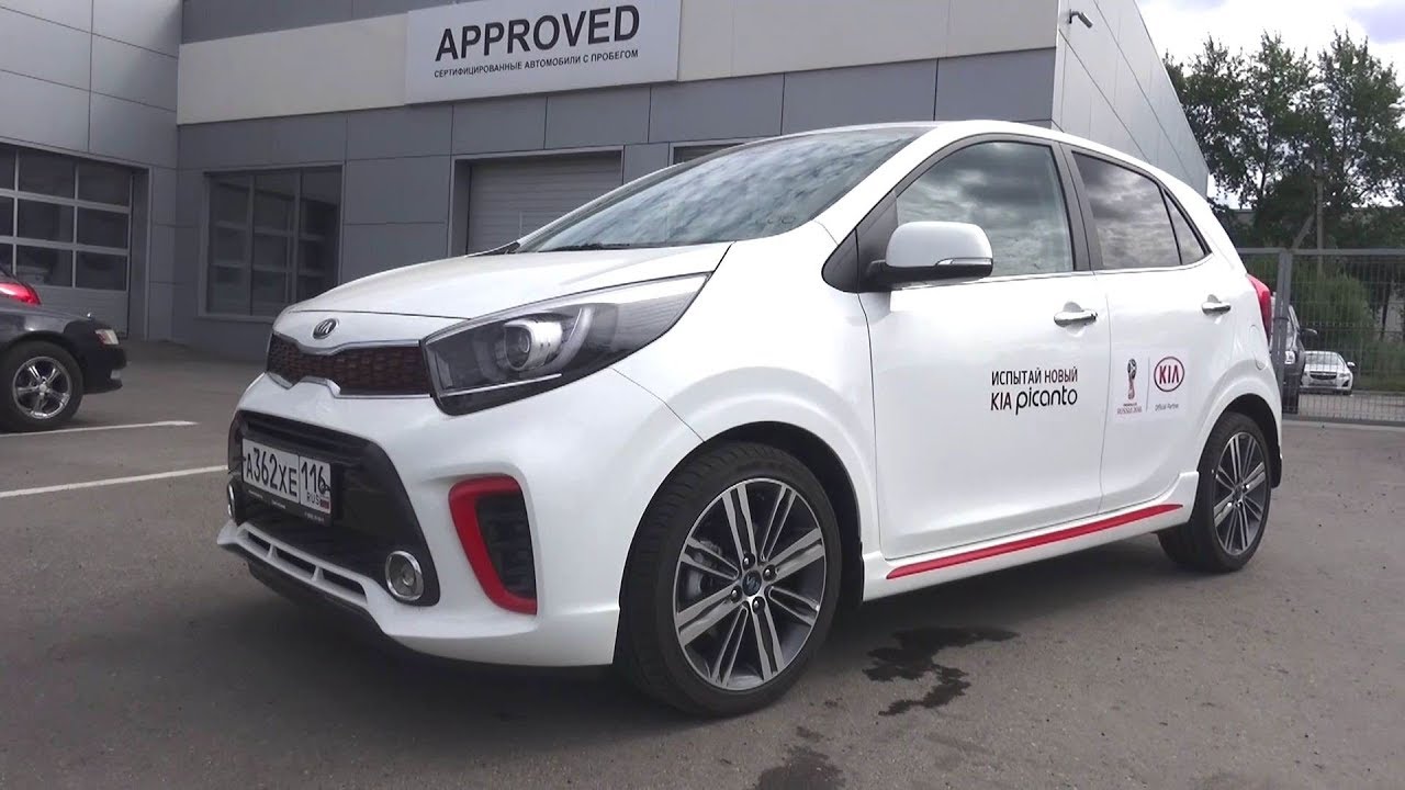 2017 Kia Picanto 1.2 AT GT Line Городская Зажигалка. Обзор.