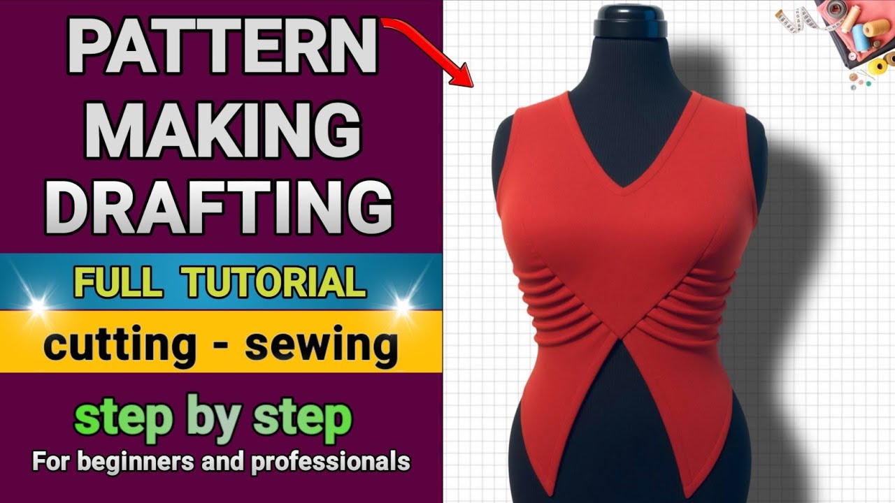 Как сшить лиф и воротник: выкройка, раскрой, пошив и демонстрация на манекене.