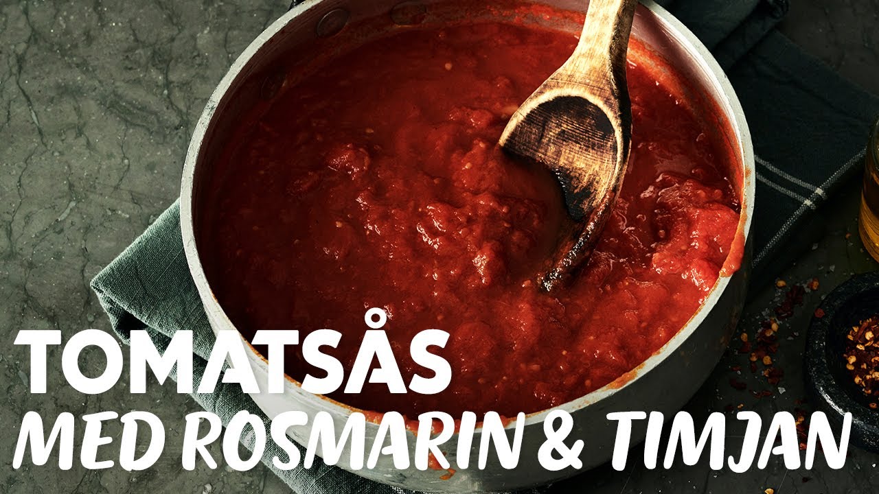 Godaste tomatsåsen med örter