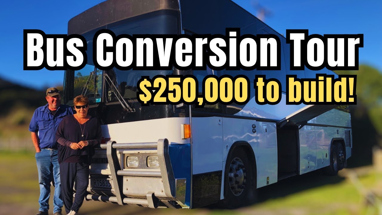 BUS CONVERSION TOUR | Detroit Diesel Engine Beautiful House Bus