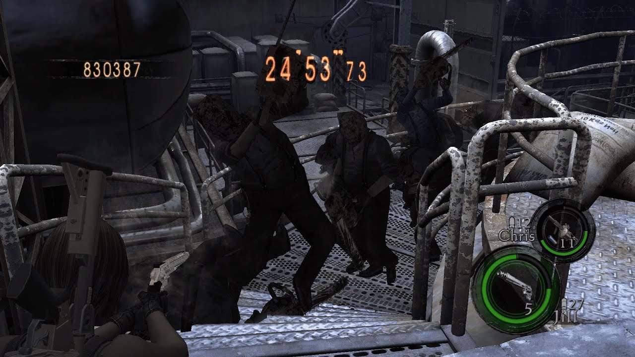 ▶️Resident Evil 5 - Welcome to the Hell - Oil Refinery - Duo - 150 Kills🥵