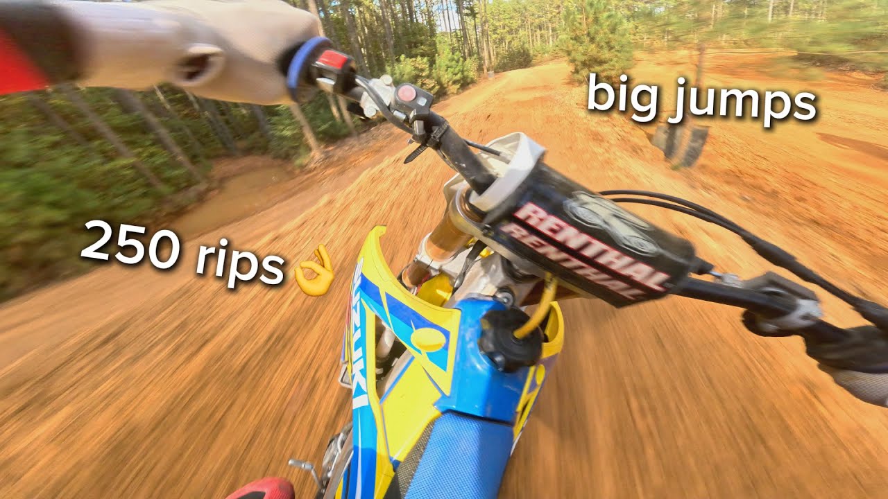 RIPPING MY RMZ250 AT ROBERTS TRACK AND TRAIL