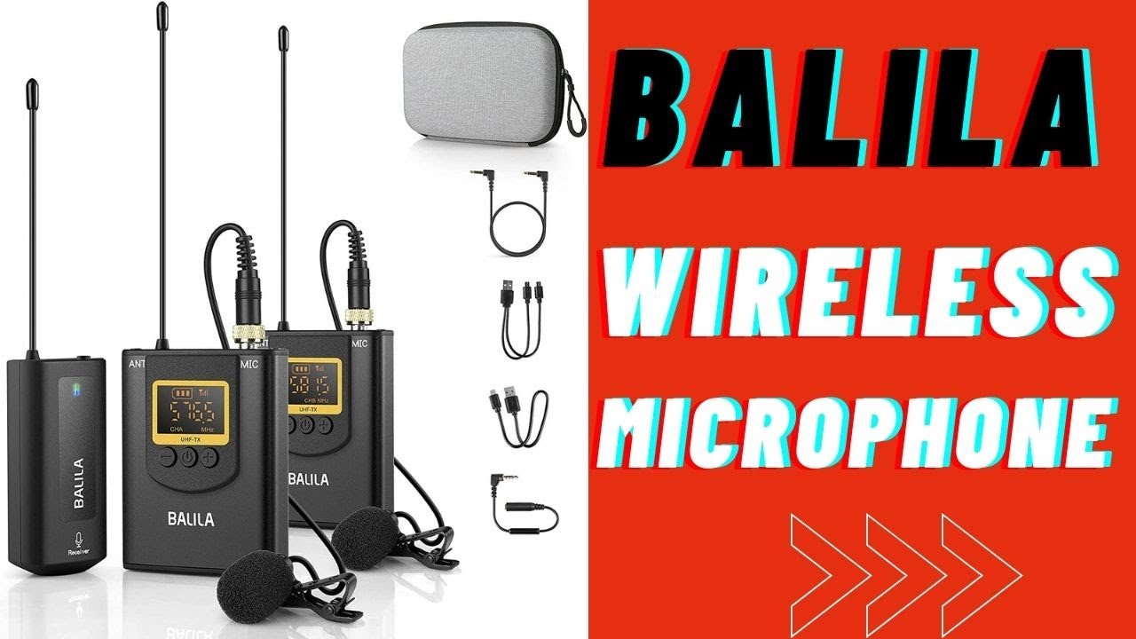 Balila Wireless Lavalier Microphone for iPhone Android | 2 Transmitters& 1 Receiver REVIEW