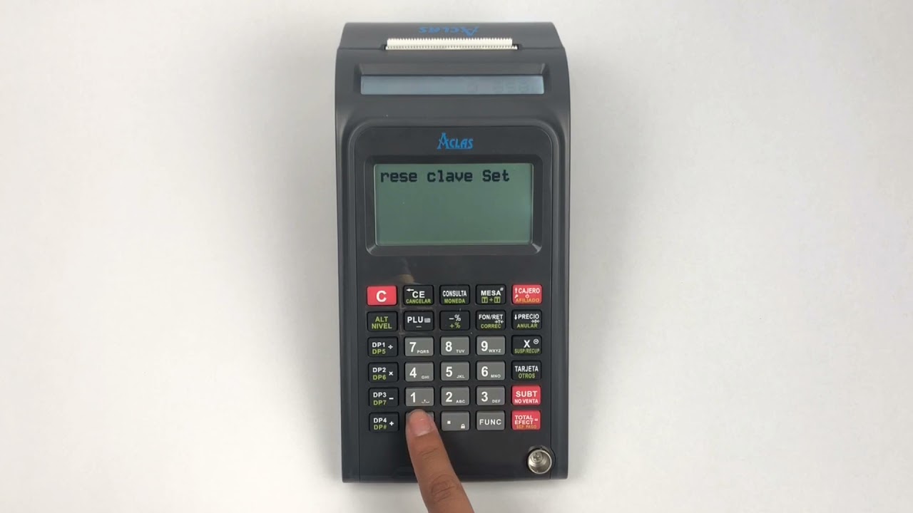 Como emitir reporte z omitiendo los departamentos en cero | Caja Registradora Aclas CR2050