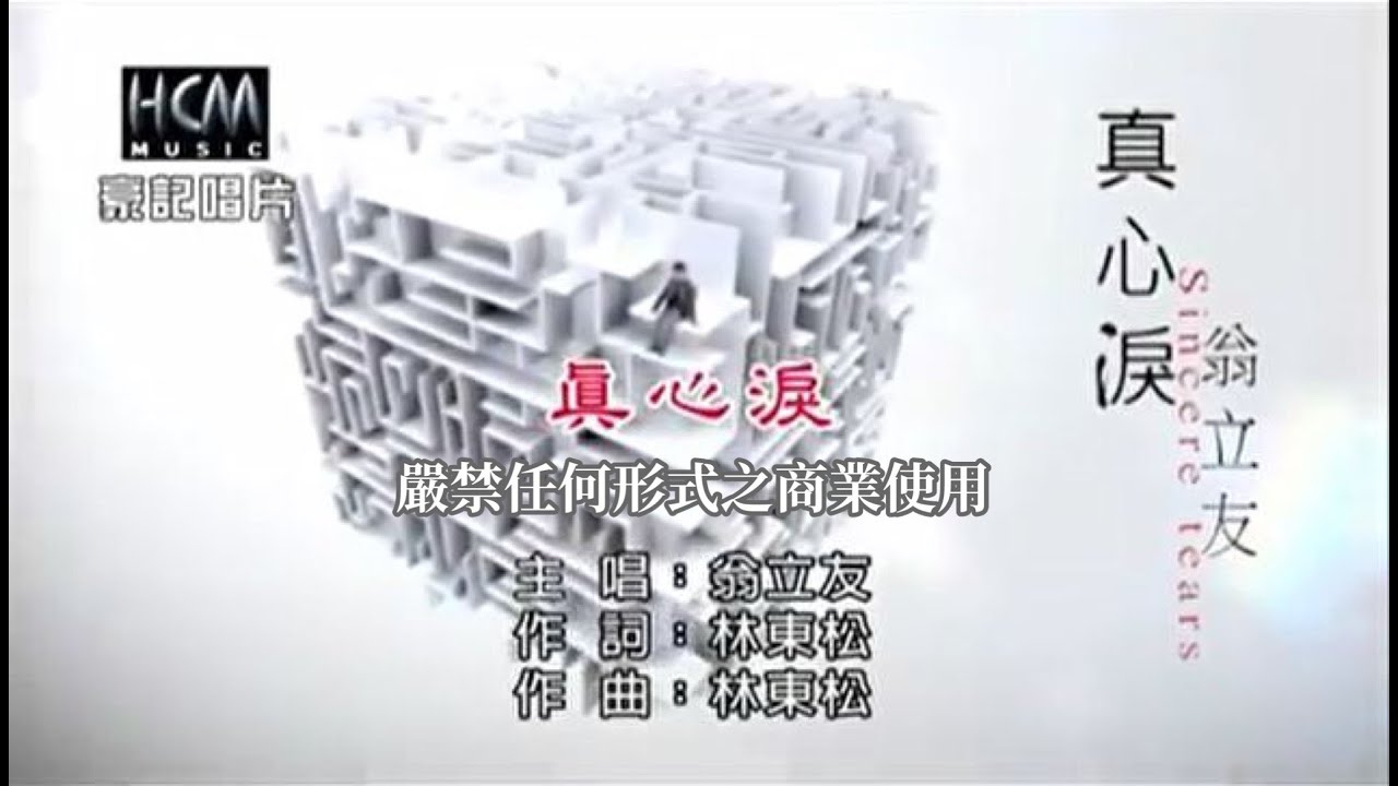 翁立友-真心淚(官方KTV版)