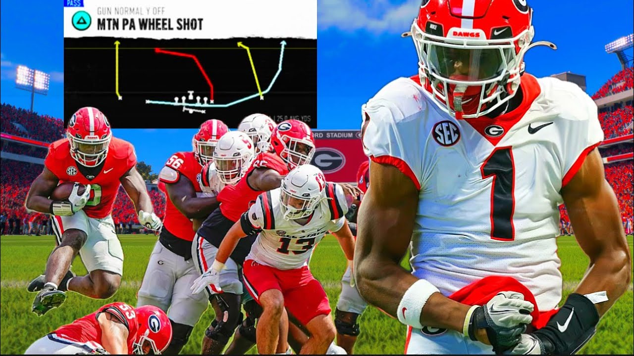 Unleashing The HIGH-POWERED Georgia Offensive Playbook in College Football 25!