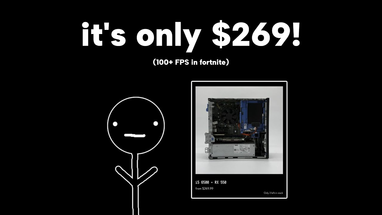 this $269 pc plays fortnite like a boss