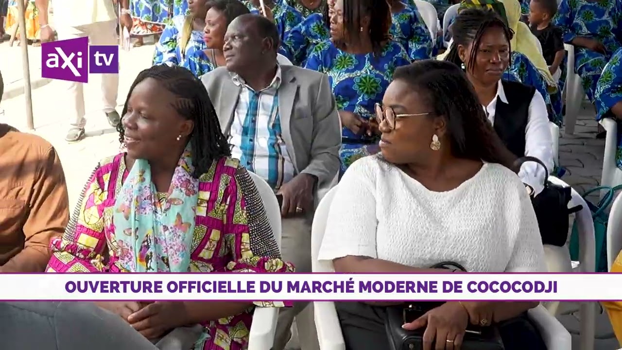 COCOCODJI: le nouveau marché inauguré #benin 