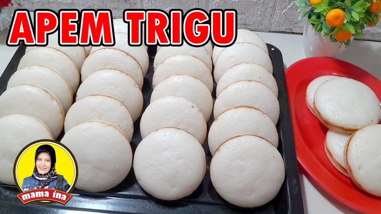 RESEP DAN CARA MEMBUAT KUE APEM TRIGU PANGGANG TEPUNG TERIGU ANTI GAGAL