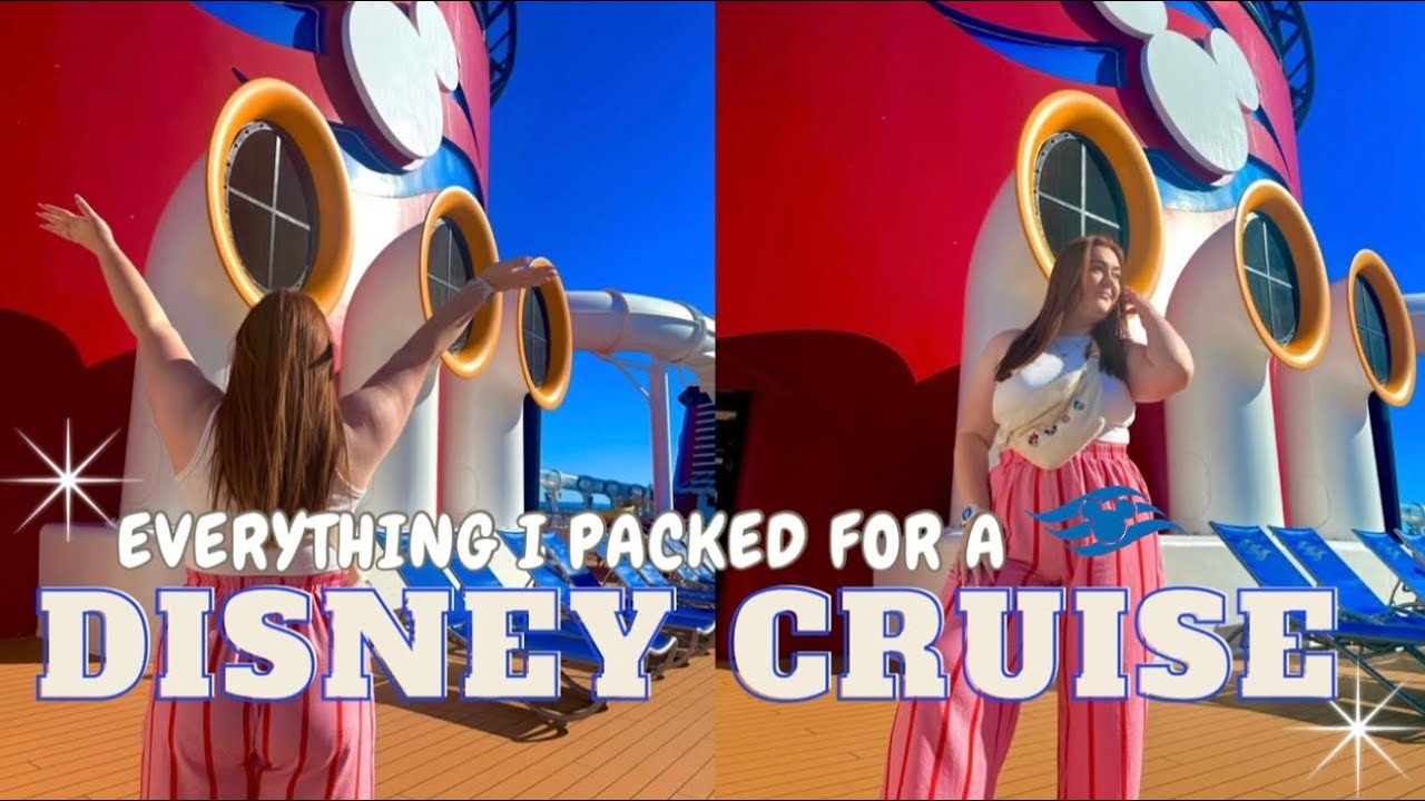 Все, что я взял с собой в 7-дневный круиз Disney на борту Disney Fantasy 🚢 сентябрь 2025 г.