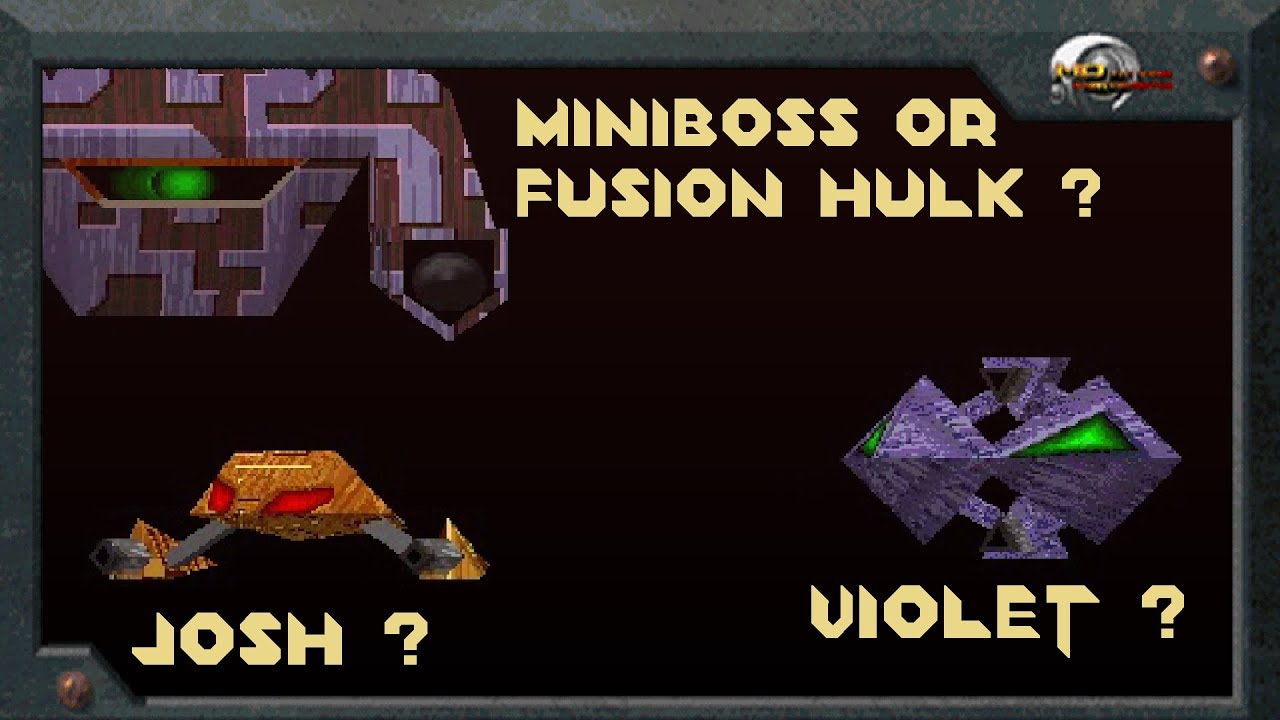 Descent 1 Robots: Names and Nicknames