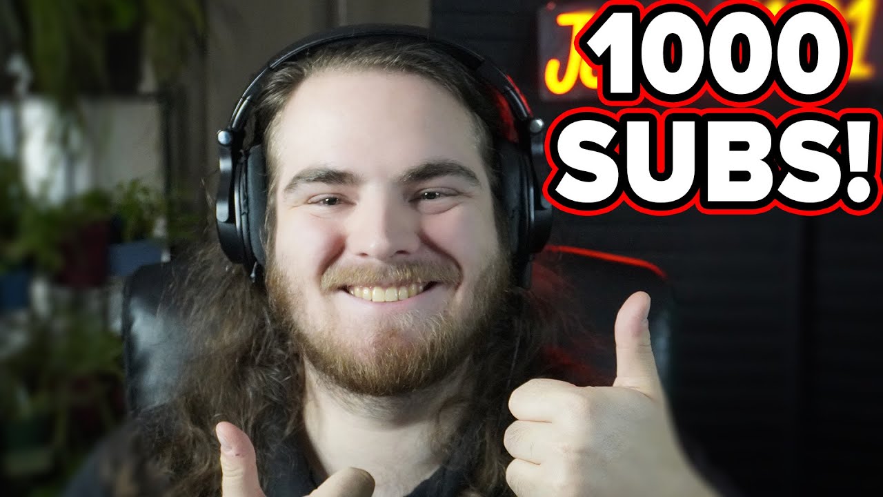 THANK YOU FOR 1000 SUBSCRIBERS!!!
