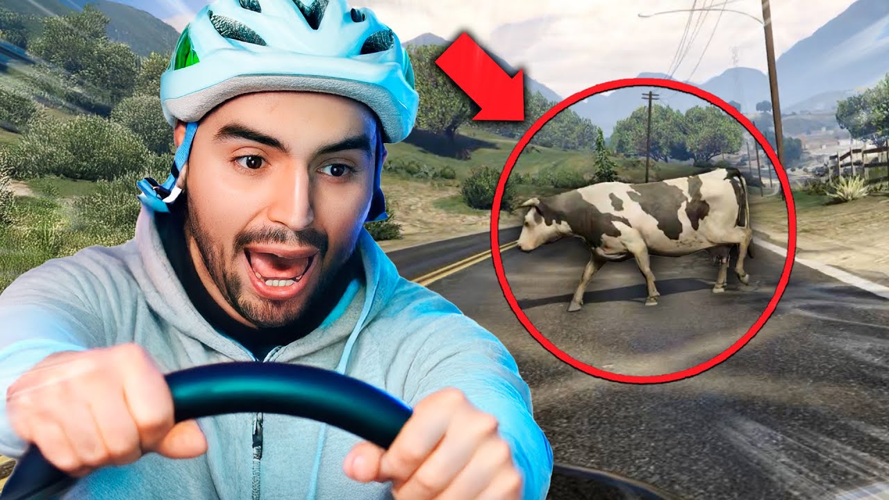 Convertí GTA 5 en un SIMULADOR DE CONDUCCIÓN 💀💥