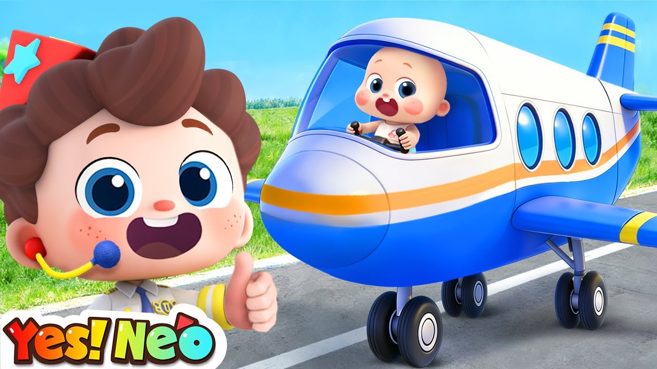 Baby Becomes a Pilot | Airport Safety Rules | Good Manners | Nursery Rhymes & Kids Songs | Yes! Neo
