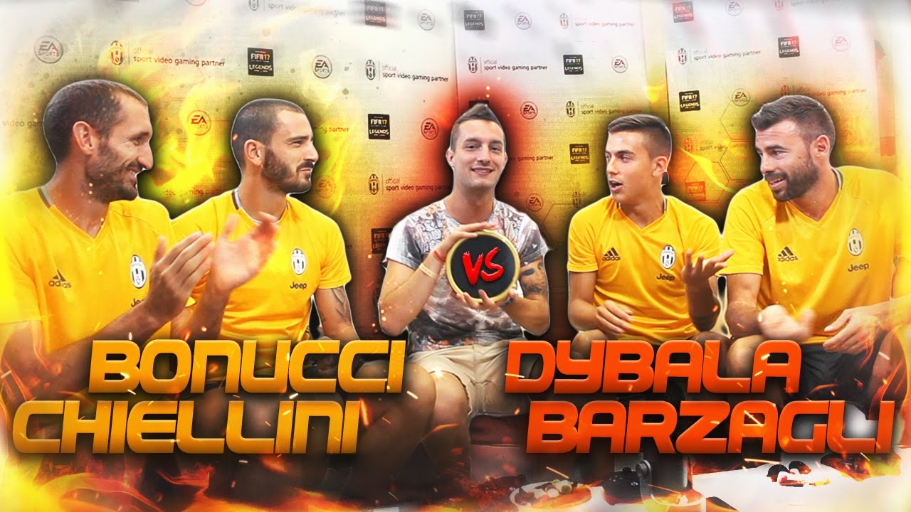 DYBALA & BARZAGLI vs CHIELLINI & BONUCCI - FIFA 17
