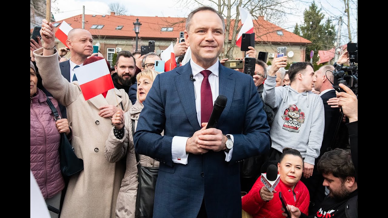 Karol Nawrocki odwiedził Bochnię