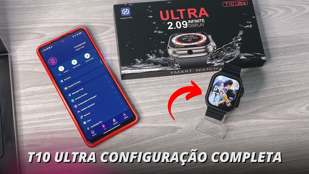 COMO COLOCAR FOTO NA TELA DO T10 ULTRA / CONFIGURAÇÃO COMPLETA!!