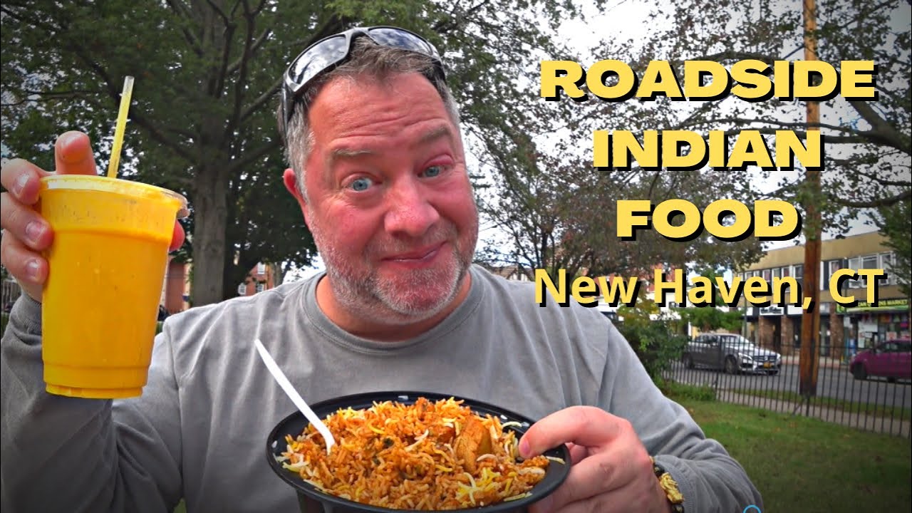 SPICY INDIAN FOOD REVIEW - Claypot Chef food truck IN NEW HAVEN, CT - Samosa , Biryani Rice