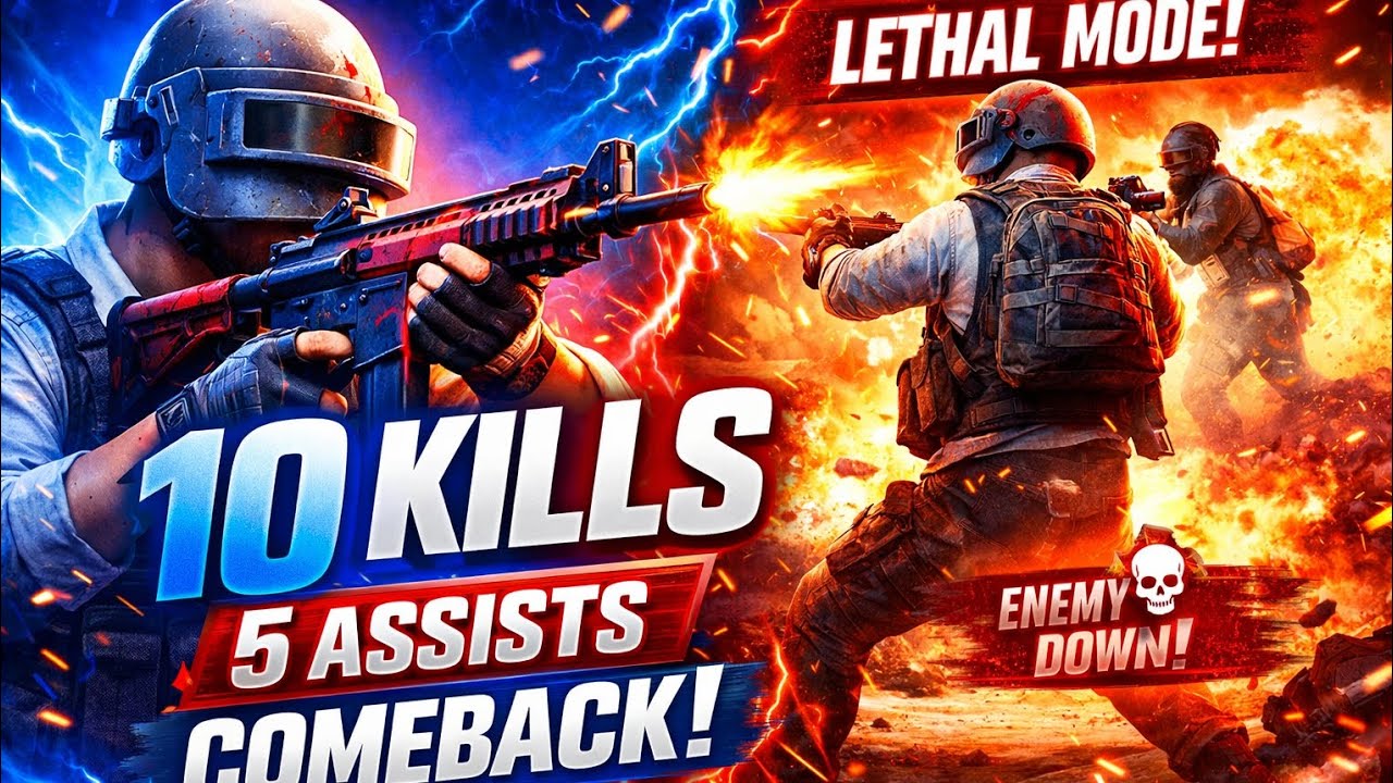 Clutch Mode Activated – 10 Kills 5 Assists Comeback! 🚀