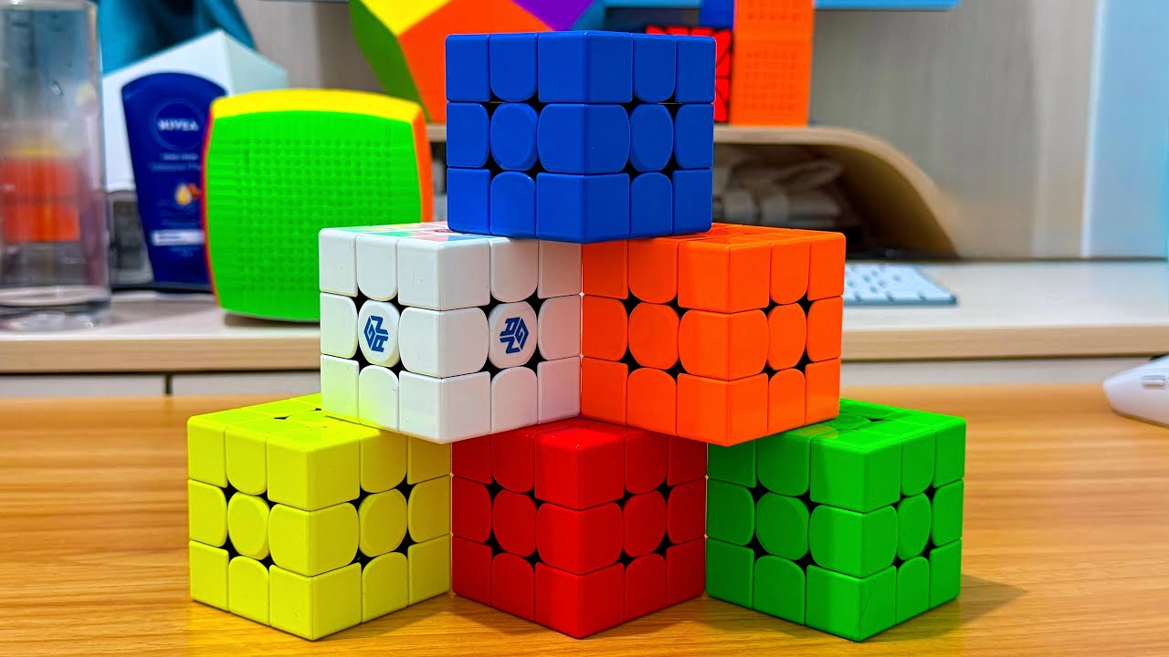 Making UV Coated GAN 356 M Force Cubes!