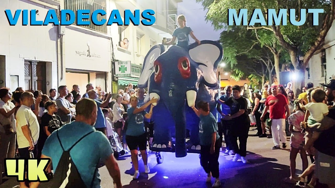 FIESTA DEL MAMUTS | Danza de la Lluvia Viladecans 2024 Barcelona 4K