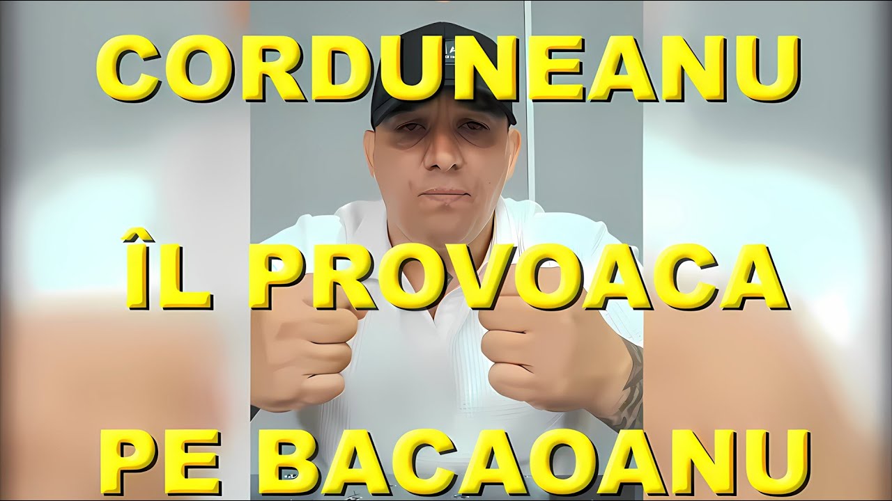 ADRIAN CORDUNEANU ÎL PROVOACA ÎN RXF PE BACAOANU