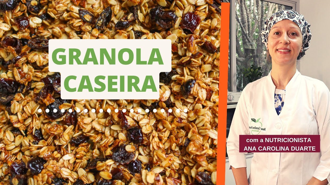 Receita de GRANOLA caseira - Saúde no Prato | Nutricionista Ana Carolina