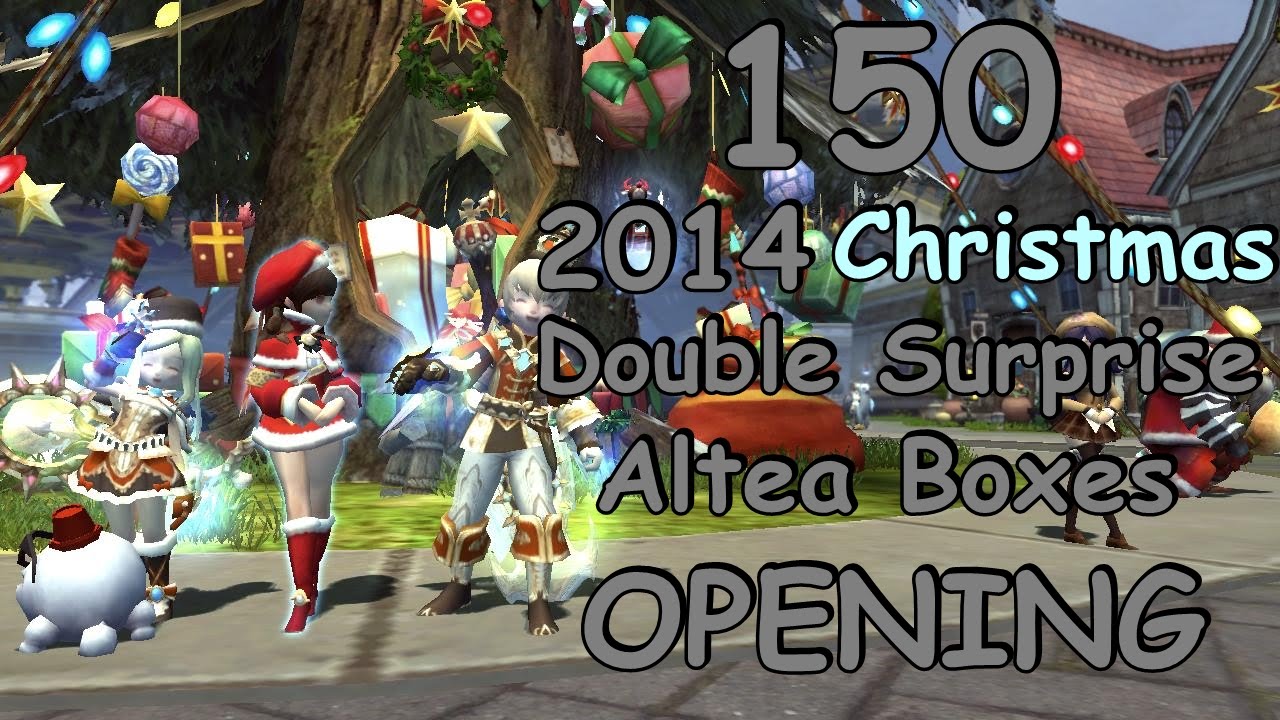 Dragon Nest SEA - 150 2014 Christmas Double Surprise Altea Box Opening
