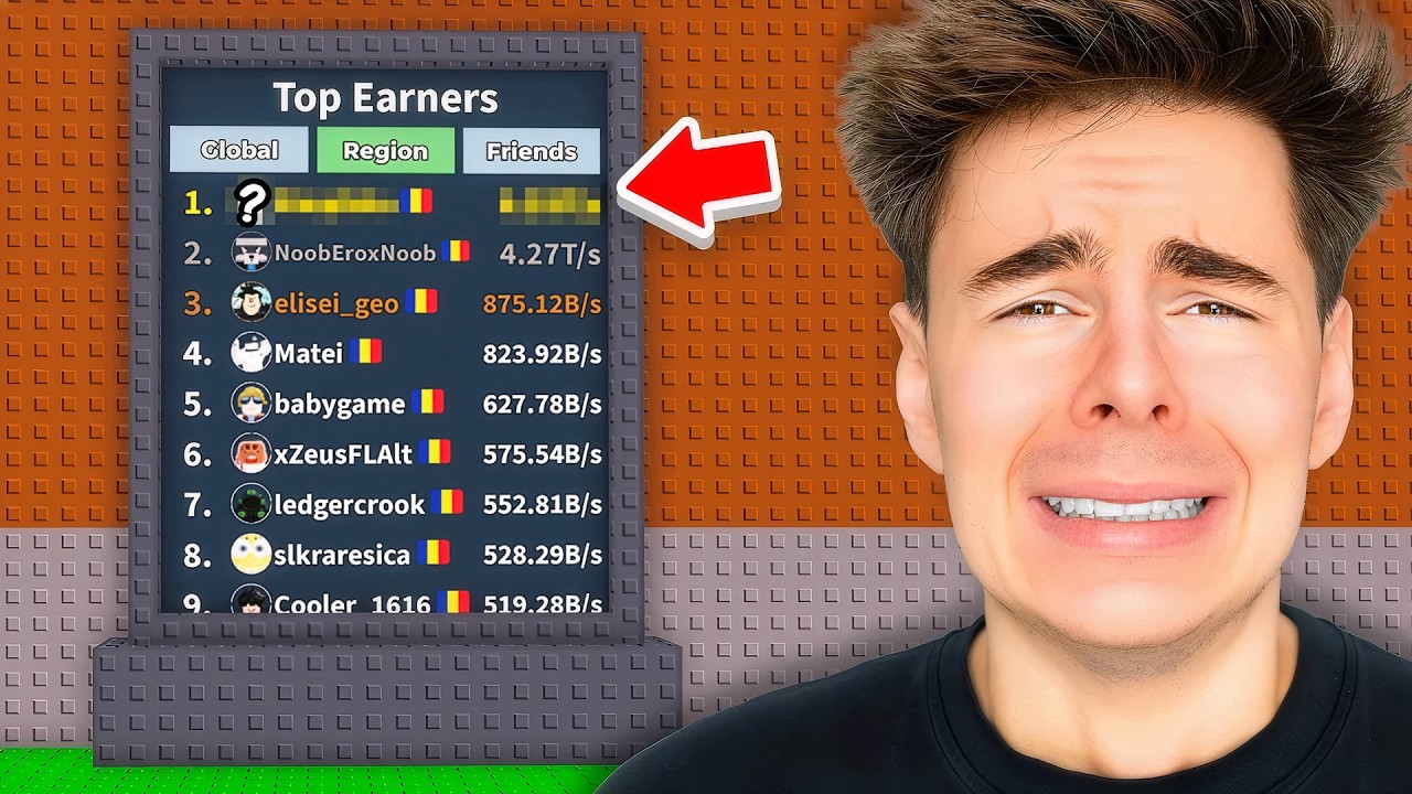 Un ROMÂN ANONIM Este LOCUL 1 în România pe Steal a Brainrot...