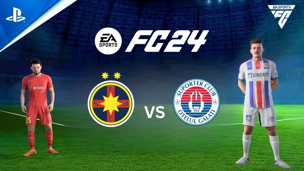 #romania  FC Oțelul vs FCSB. Superliga 2025. Full FC24 Gameplay